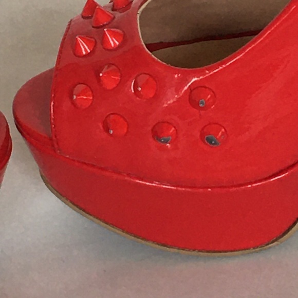 rue 21 spiked red heels - Picture 4 of 7
